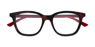 Gucci GG1864O women Havana Squared Eyeglasses