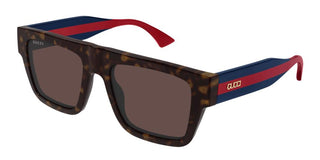 Gucci Gg1868s Men Havana Squared Sunglasses