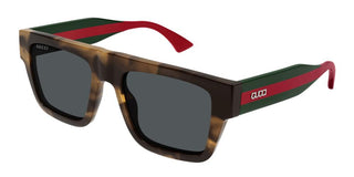 Gucci Gg1868s Men Havana Squared Sunglasses
