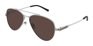 Gucci Gg1874s Men Ruthenium Pilot Sunglasses