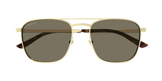 Gucci Gg1881s Men Gold Squared Sunglasses