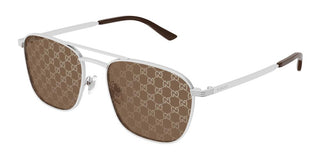 Gucci Gg1881s Men Silver Squared Sunglasses