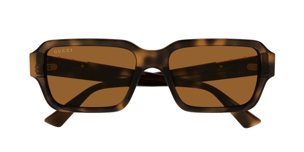 サングラス GUCCI GG1887S SUNGLASSES Gucci Gg1887s Men Havana Squared Sunglasses – Otticanet USA