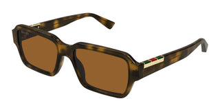 Gucci Gg1887s Men Havana Squared Sunglasses