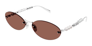 Gucci Gg1922s Women Silver Round Sunglasses