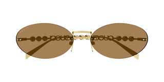 Gucci Gg1922s Women Gold Round Sunglasses