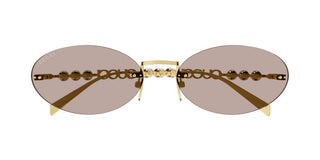 Gucci Gg1922s Women Gold Round Sunglasses