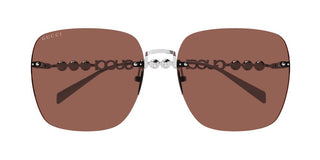 Gucci GG1923SA women Silver Squared Sunglasses