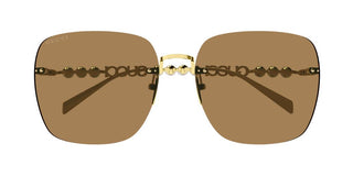 Gucci Gg1923sa Women Gold Squared Sunglasses