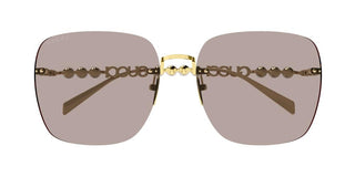 Gucci Gg1923sa Women Gold Squared Sunglasses