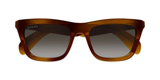 Gucci GG1933S men Havana Squared Sunglasses