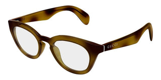 Gucci GG1934O men Havana Geometric Eyeglasses