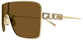 Gucci GG1936S women Gold Shield Sunglasses