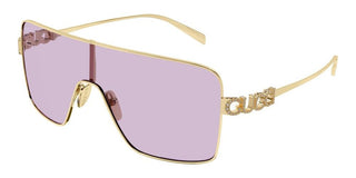 Gucci GG1936S women Gold Shield Sunglasses