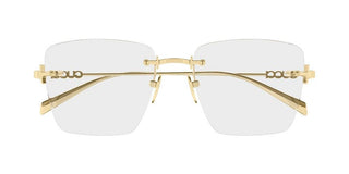 Gucci GG1938O women Gold Squared Eyeglasses