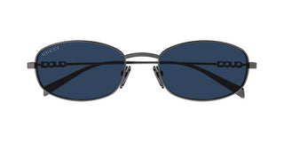 Gucci GG1940S men Ruthenium Round Sunglasses