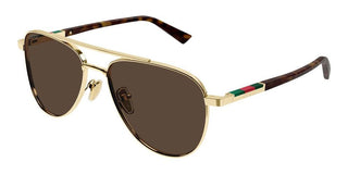 Gucci GG1962S men Gold Pilot Sunglasses