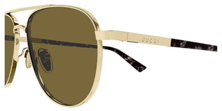 Gucci GG1962S men Gold Pilot Sunglasses