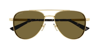 Gucci GG1962S men Gold Pilot Sunglasses
