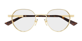 Gucci GG1963O men Gold Round Eyeglasses