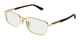 Gucci GG1964O men Gold Squared Eyeglasses