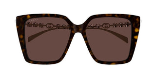 Gucci GG1967S women Havana Butterfly Sunglasses
