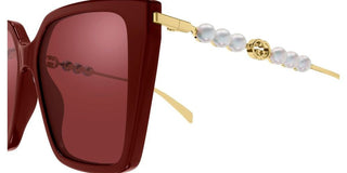 Gucci GG1967S women Red Butterfly Sunglasses