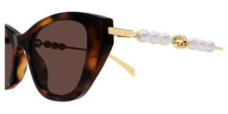 Gucci GG1968S women Havana Cat Eye Sunglasses