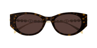 Gucci GG1970SA women Havana Cat Eye Sunglasses