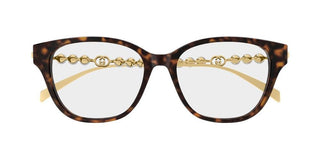 Gucci GG1972OA women Havana Round Eyeglasses