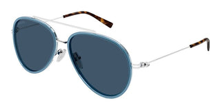 Gucci GG1981S men Blue Pilot Sunglasses