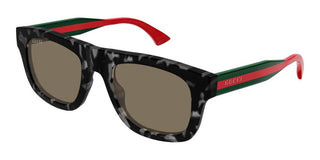 Gucci GG1991S men Havana Squared Sunglasses