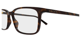 Gucci GG1997O men Havana Rectangle Eyeglasses
