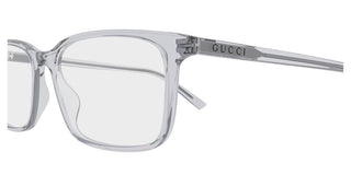 Gucci GG1997O men Grey Rectangle Eyeglasses