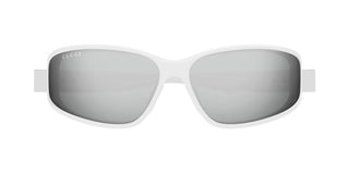 Gucci GG2011S men White Geometric Sunglasses