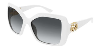 Gucci GG2015S women White Oversize Sunglasses