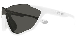Gucci GG2018S men White Shield Sunglasses