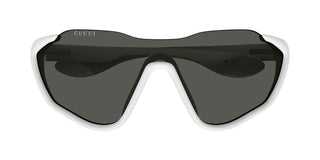 Gucci GG2018S men White Shield Sunglasses