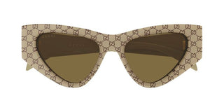 Gucci Gg2019s Women Brown Cat Eye Sunglasses
