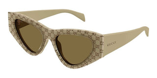 Gucci Gg2019s Women Brown Cat Eye Sunglasses