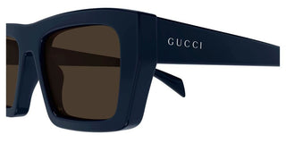 Gucci Gg2020s Men Blue Squared Sunglasses