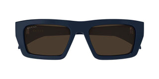 Gucci Gg2020s Men Blue Squared Sunglasses