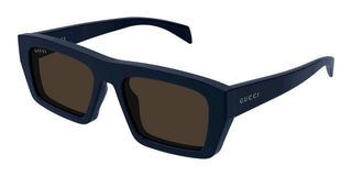 Gucci Gg2020s Men Blue Squared Sunglasses