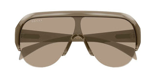 Gucci GG2023S women Brown Shield Sunglasses