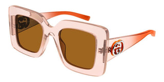 Gucci GG2025S women Pink Squared Sunglasses