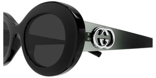 Gucci GG2026S women Black Round Sunglasses