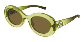Gucci GG2026S women Green Round Sunglasses