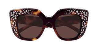 Gucci GG2030S women Havana Squared Sunglasses
