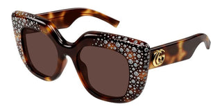 Gucci GG2030S women Havana Squared Sunglasses