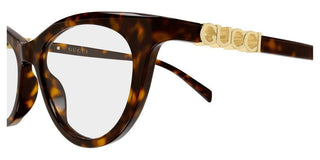 Gucci GG2034O women Havana Cat Eye Eyeglasses
